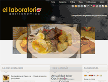 Tablet Screenshot of ellaboratoriogastronomico.com